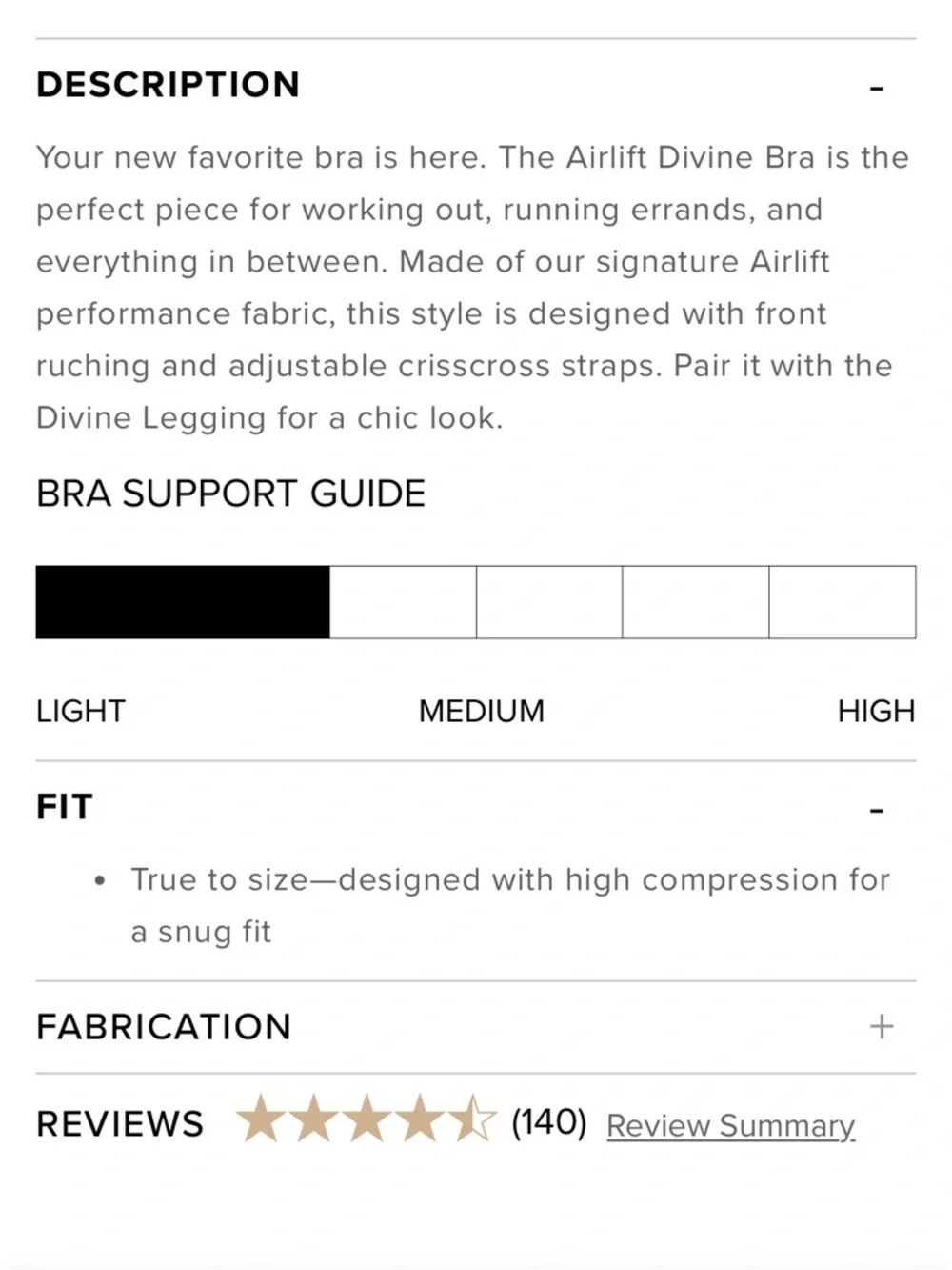 Alo Airlift Divine Bra
